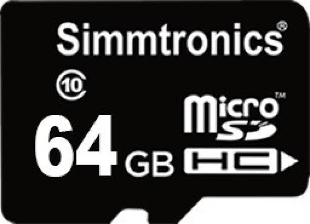 Simmtronics SDHC 64 GB MicroSD Card Class 10 95 MB/s  Memory Card