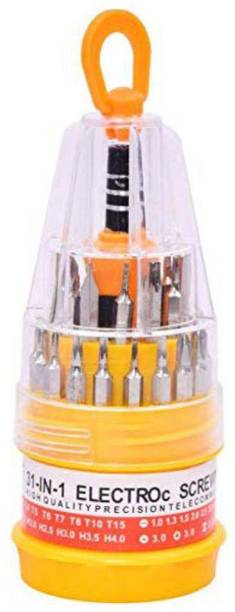 Top Headset Parts cheap price 5stars Flipkart in India 23 Hazzlewood 31- in-1 (Pack of1) Ratchet Screwdriver Set