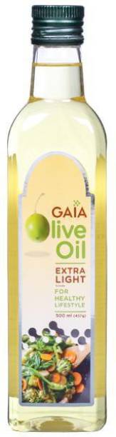 GAIA Olive Oil Extra Light 500 ml for healthy lifestyle Olive Oil Plastic Bottle