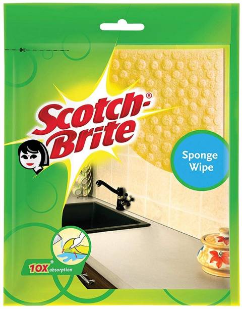 SCOTCH BRITE Sponge wipe Set of 3 pcs (pack of 2) Sponge Wipe
