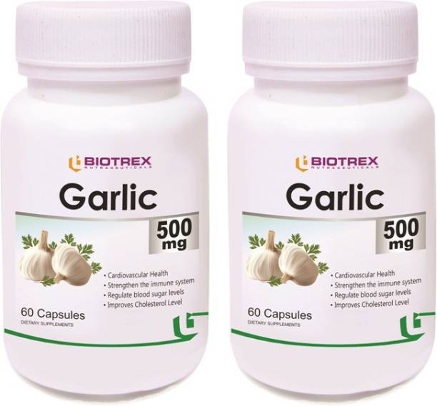 BIOTREX NUTRACEUTICALS Garlic - 500mg (60 Capsules)