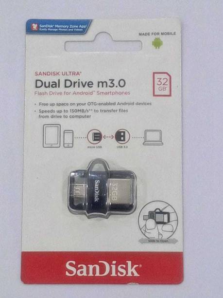 SanDisk Dual Drive m3.0 32 GB OTG Drive