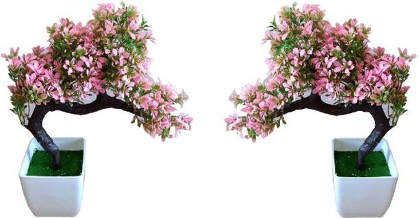 Artificial Plants Buy Artificial Plants Online At Best Prices In - kaykon bonsai wild artificial plant tree with plastic pot pink 10 inch pack