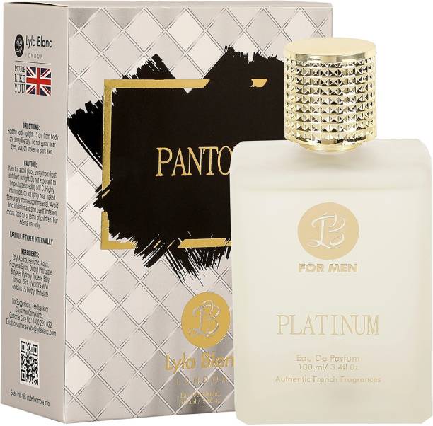 Lyla Blanc PLATINUM Perfume Spray for Men- 100ml Eau de Parfum  -  100 ml