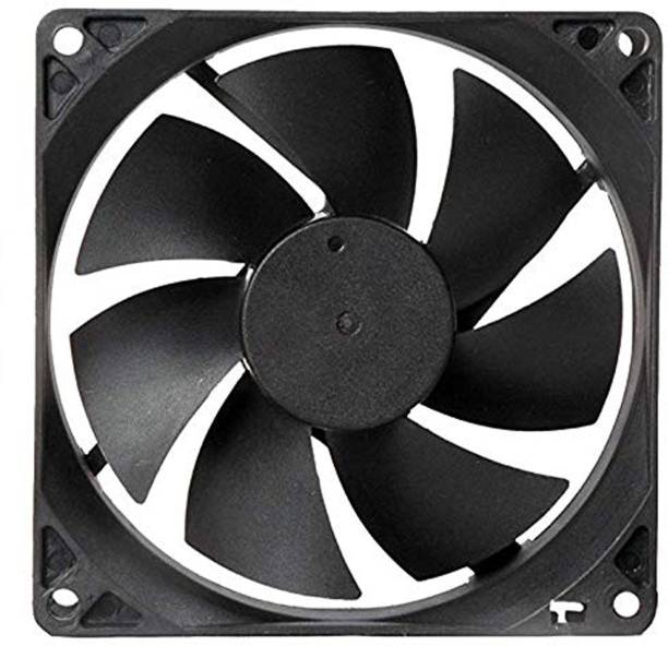 APTECHDEALS DC 12V Cooling Fan Black for PC Case CPU Cooler Radiator Cooler