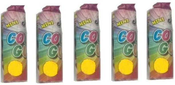 Indigo Creatives Holi color Display Air Gulal Set of 5 Pieces Color Holi Color Powder Pack of 5