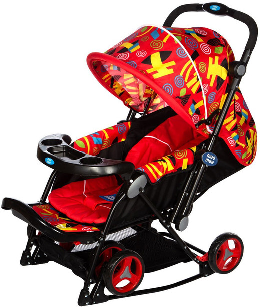 premium baby pram with rocker function