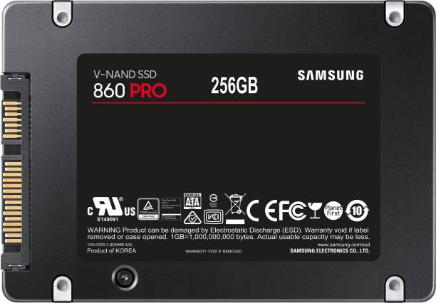 SAMSUNG 860 Pro 256 GB Laptop, Desktop Internal Solid S...
