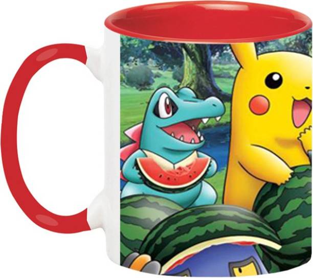 ARTBUG Pokemon -1898-Red Ceramic Coffee Mug