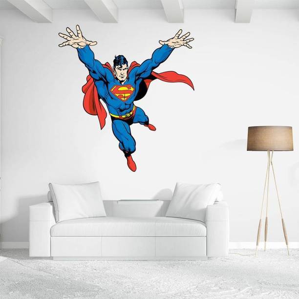 Spinn D Cor Wall Decal Superman Stickers Buy Spinn D Cor Wall