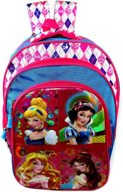 ehuntz Disney Princess 5D embossed school Bag/Gift bag (5 to 16 years) (EH1820) Waterproof School Bag