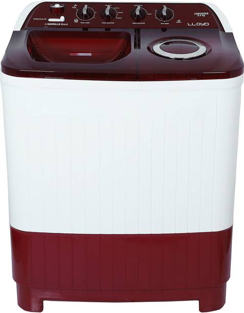 Lloyd 8.5 kg Semi Automatic Top Load Red, White