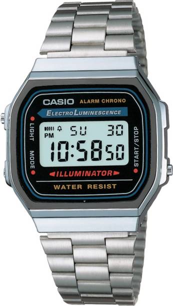 CASIO Vintage ( A168WA-1WDF ) Digital Watch - For Men ...