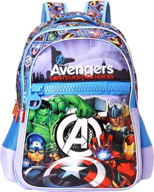 Avengers Heroes Big Zipper 41cm Primary (Primary 1st-4th Std) School Bag