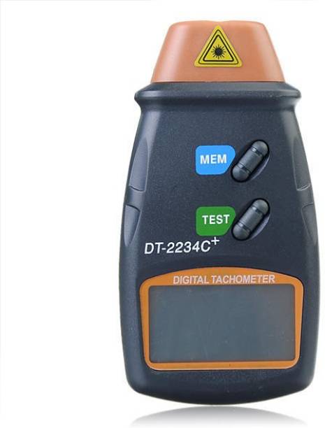 Real Instruments Digital Non Contact Tachometer DT-2234C+ RPM Gauge Speed Measuring Instrument Digital Speedometer