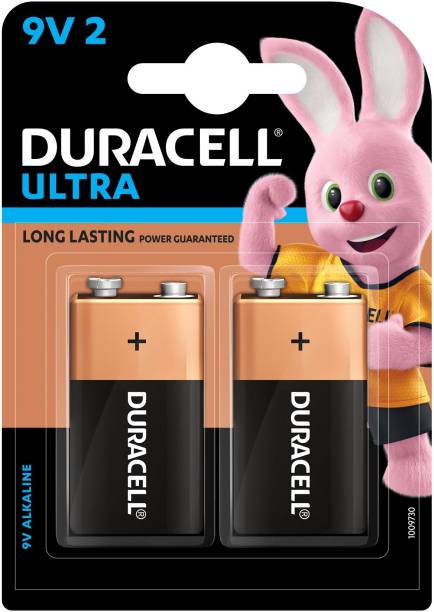 DURACELL Ultra Alkaline 9V , 2 Pcs  Battery
