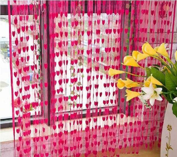 New panipat textile zone 183 cm (6 ft) Polyester, Tissue Window Curtain Single Curtain