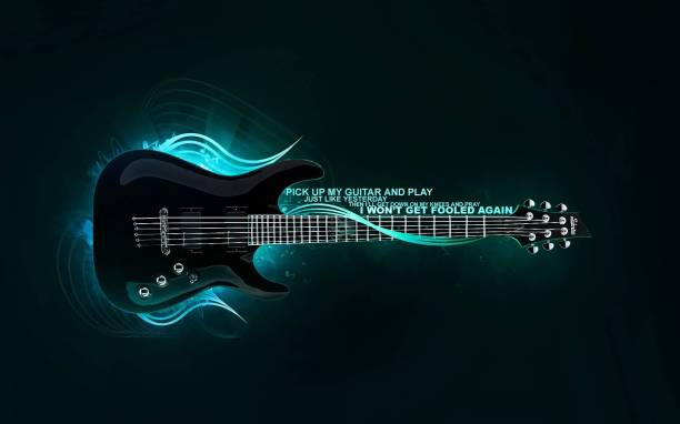 Designs Music Guitar Bass Fire HD Wallpaper Fine Art Pa...