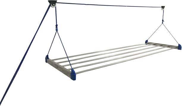 TOPAZ Steel Ceiling Cloth Dryer Stand Cloth Hanging Stand 5 Feet 5 Pipe