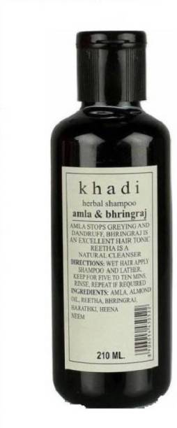 KHADI Herbal Amla & Bhringraj Shampoo- 210ml