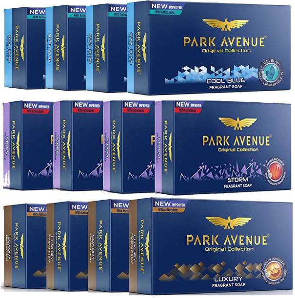 PARK AVENUE Soap COOL BLUE, LUXURY &amp; STORM Fragrant Soap