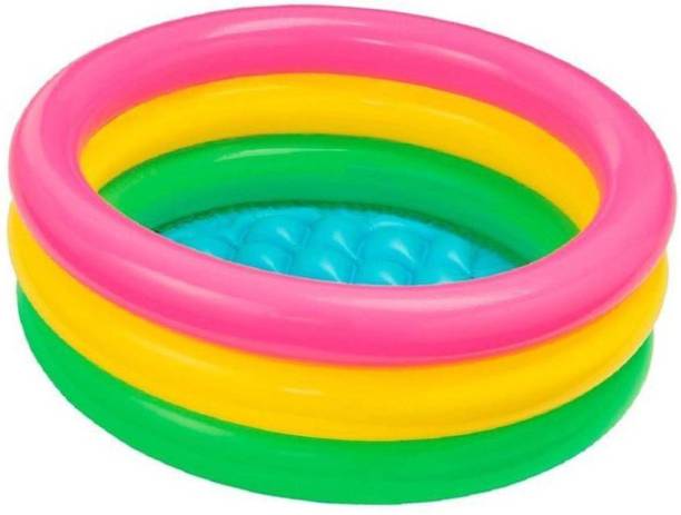 RockBurg Ring 2 ft Baby Bath Tub Water pool Bath Tub a4 for kids (Multicolor) Free-standing Bathtub