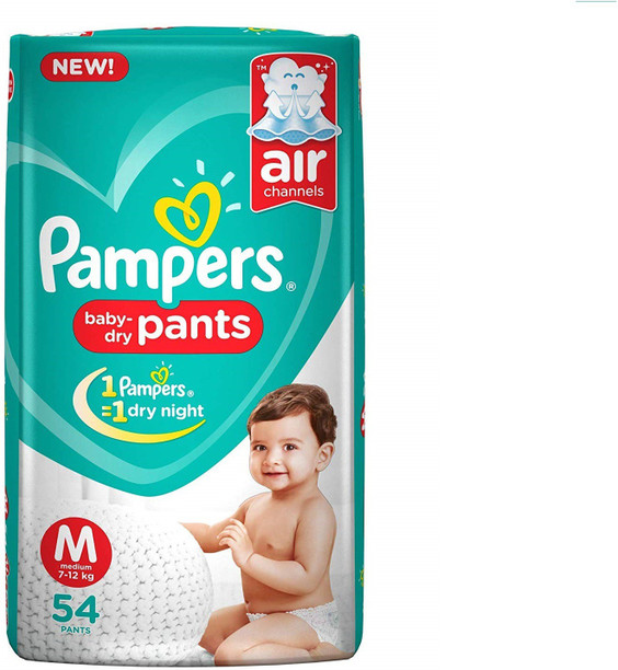 flipkart pampers medium pants