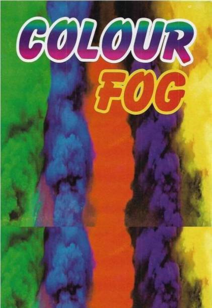 VR Creatives Holi Color Large Smoke Fog Pack of 5 Holi Color Powder Pack of 5