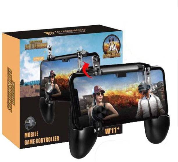 BUY SURETY Best Quality W11 PUBG Mobile Controller - PUBG Game Trigger/Mobile Game Controller for PUBG | Compatible with All Smartphone| L1R1 Sensitive Shoot Gaming Accessory Kit 3 in 1  Gamepad