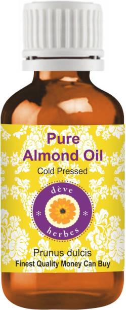 deve herbes Pure Almond Oil (Prunus dulcis) 100% _Natural Therapeutic Grade Cold Pressed