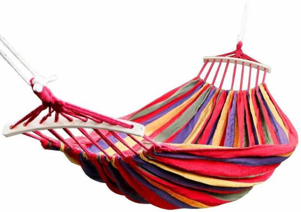 Allenshop Outdoor Hang Bed Travel Camping Cotton, Wooden Swing