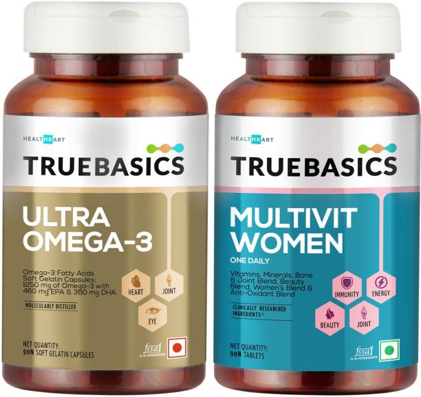 TrueBasics Multivitamin Women & Ultra Omega