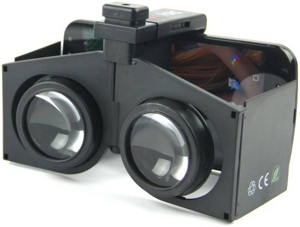 Top Headset Glasses cheap price 5stars Flipkart in India 39 DOMO EnHance 3D Virtual Reality and Video Headset Universal Compact for Smart Phones Upto 6.5" Screen