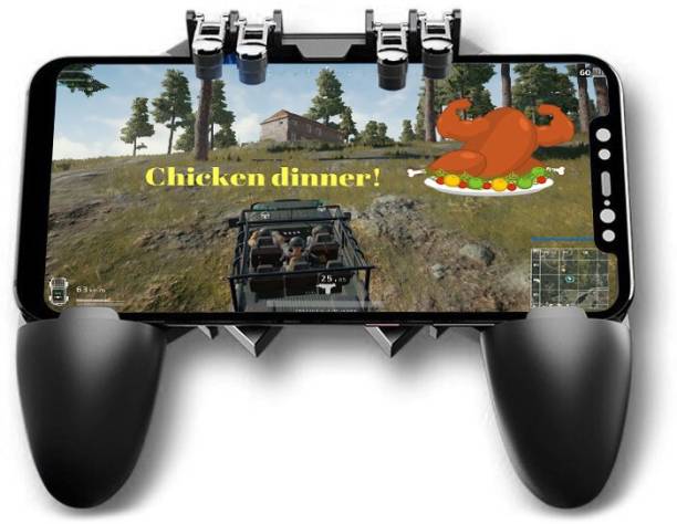 BUY SURETY AK66 Fire Metal Trigger Gamepad Controller Joystick Mobile Game Controller Remote, Gaming Grip Remote Control Compatible with PUBG/Fortnite/Knives Out/Rules of Survival, Cell Phone Joystick Holder for iOS and Android  Gamepad