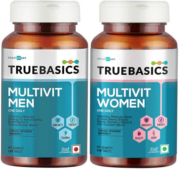 TrueBasics Multivitamin Men & Women Combo