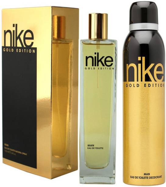 NIKE Gold Edition Men Edt 100ml with Gold Edition 200ml Deo