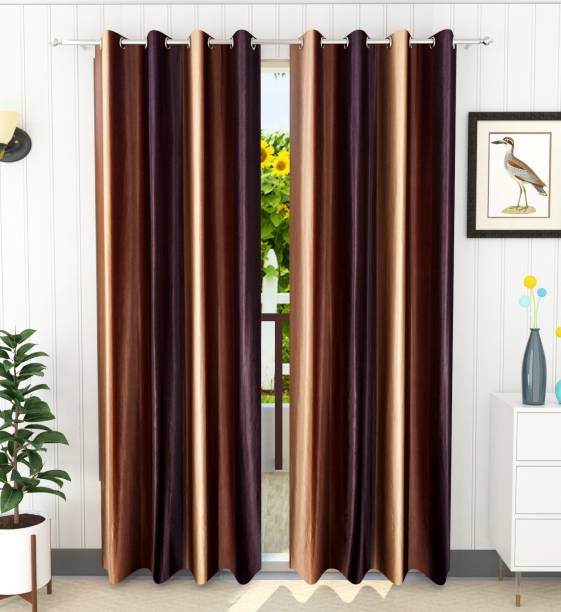Flipkart SmartBuy 214 cm (7 ft) Polyester Door Curtain (Pack Of 2)