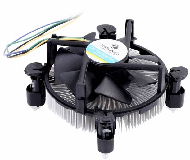 ZEBRONICS CPU Fan socket 775/1150/1155/1156 Cooler