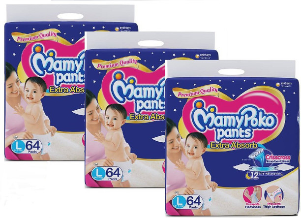 pampers l size 64 price