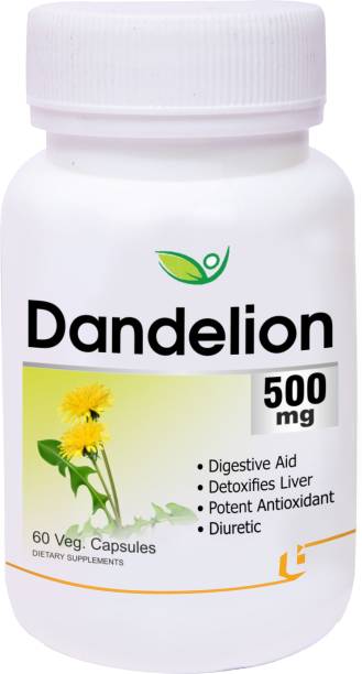 BIOTREX NUTRACEUTICALS Dandelion 500mg - 60 Veg Capsule