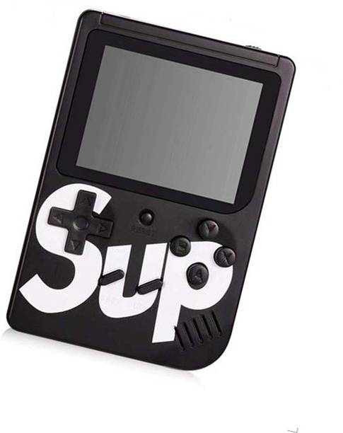 blue seed SUP 400 in 1 Games Retro Game Box Console Handheld NA GB with Mario, Super Mario, DR Mario, Contra, Turtles, and other 400 Games