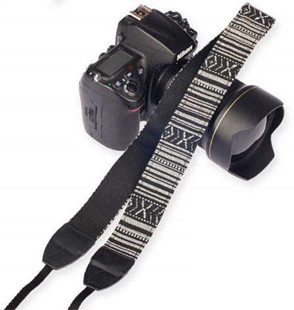 Color : Black CAOMING Vintage Cotton Soft Hand Strap Grip Wrist Strap for DSLR//SLR Cameras Black Durable