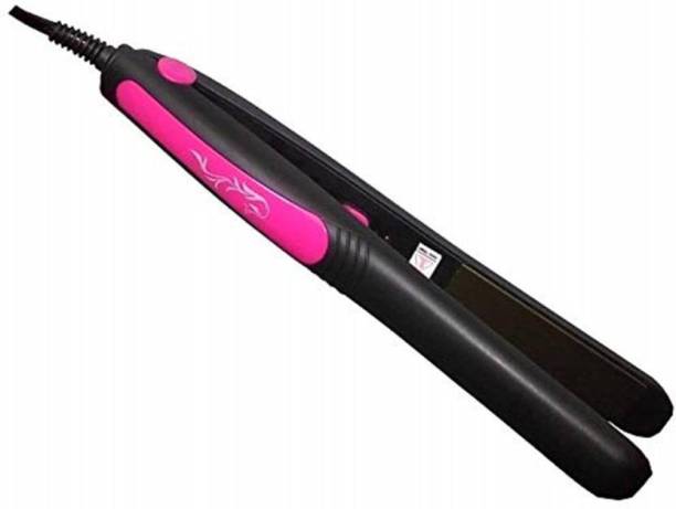Shoreless Professional Electric Hair Straightener for Women KM 328 Professional Electric Hair Straightener for Women Hair Straightener (Pink) Hair Curler