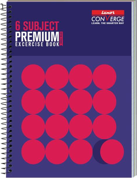 LUXOR Exercise Notebook-Standout A4 Notebook Ruled 300 Pages