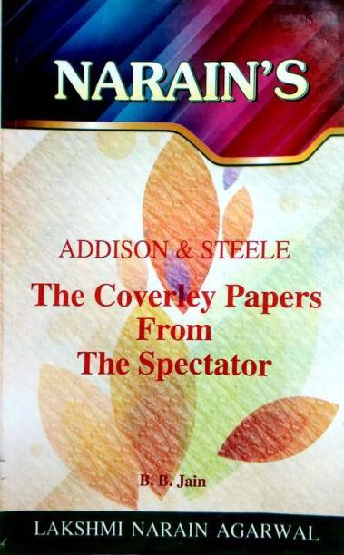 Addison & Steele - The Coverley Papers From The Spectator (Text And Notes With HINDI)