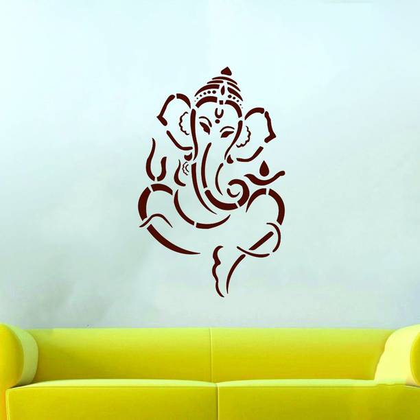 Ganesha Wall Art Stencil Wall Design Ideas