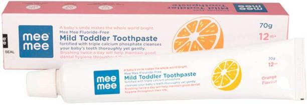 MeeMee Fluoride-Free Orange Flavor Toothpaste