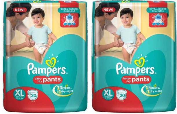 flipkart pampers diapers xl