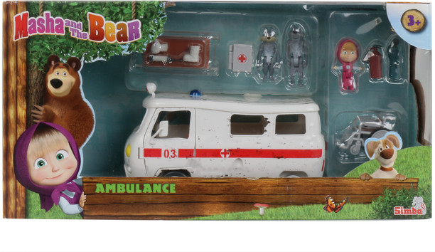 masha playset ambulance