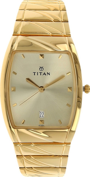 titan gold colour watch price